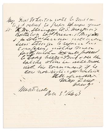 (CIVIL WAR--CONFEDERATE.) Group of correspondence with the upper levels of the Confederate District of Texas late in the war.